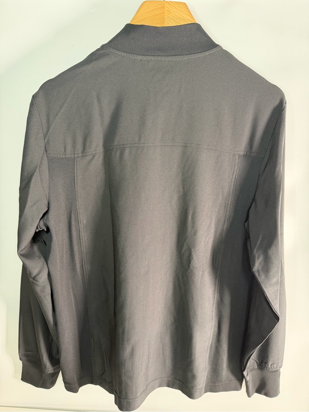 Landau Forward Men’s 3-Pocket Zip-Front Scrub Jacket M Black - Picture 3 of 4